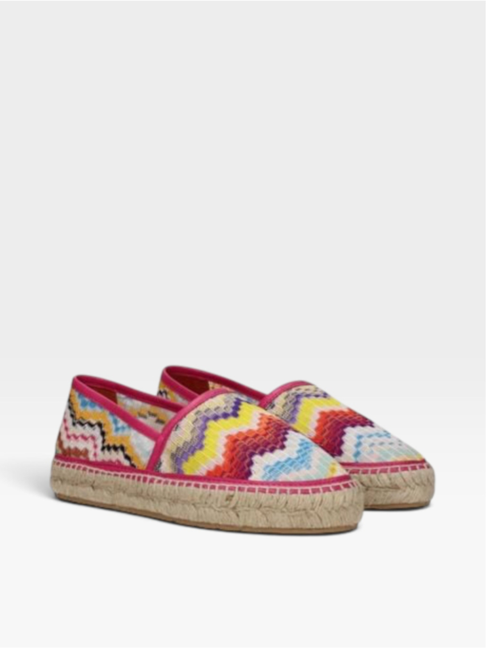 Missoni Multicolor Zigzag Donna Tessuto Espadrilles